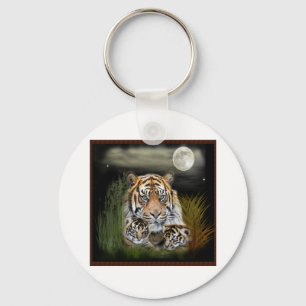 Porte-clés Tigre et petits