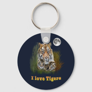 Porte-clés Tigre et petits