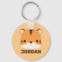 Tigre mignon avec nom personnalisé