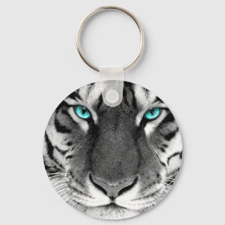 Porte-clés Tigre noir blanc