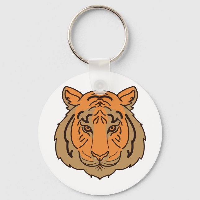 Porte-clés Tigre orange (Recto)