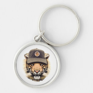 Porte-clés Tigre surfant