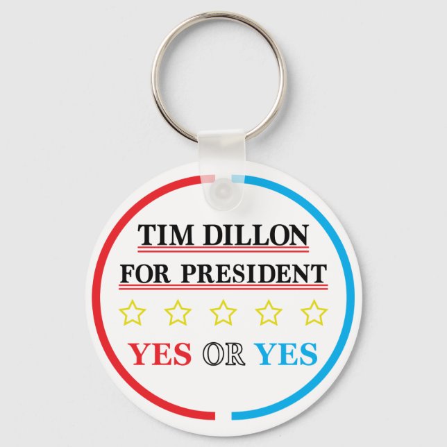 Porte-clés Tim Dillon Pour Le Jeu De Campagne Du Président (Recto)