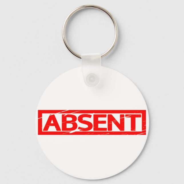 Porte-clés Timbre absent (Recto)