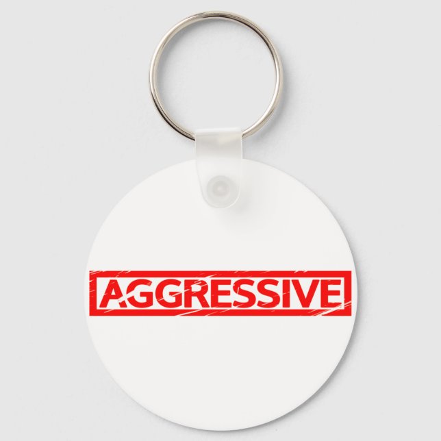 Porte-clés Timbre agressif (Recto)