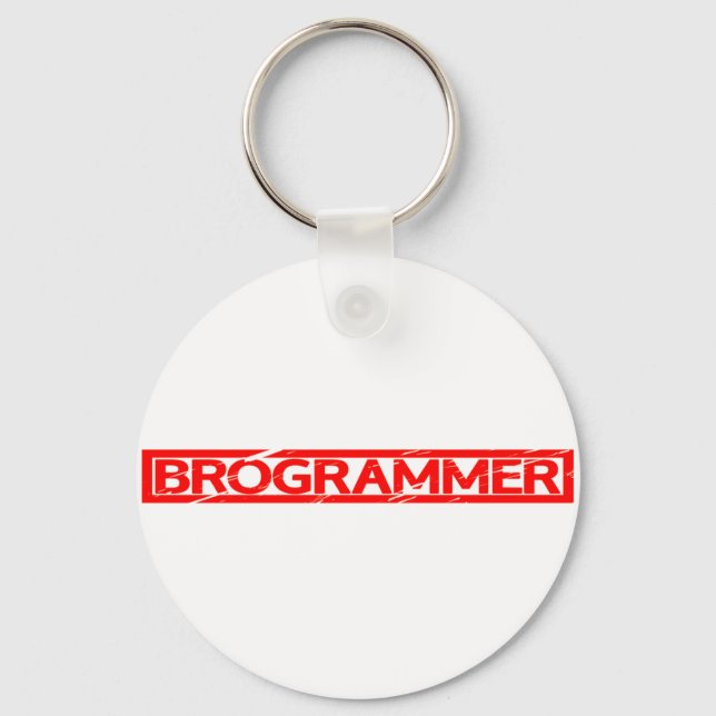 Porte-clés Timbre Brogrammer (Recto)