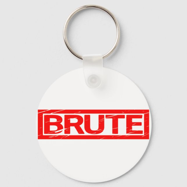 Porte-clés Timbre Brute (Recto)