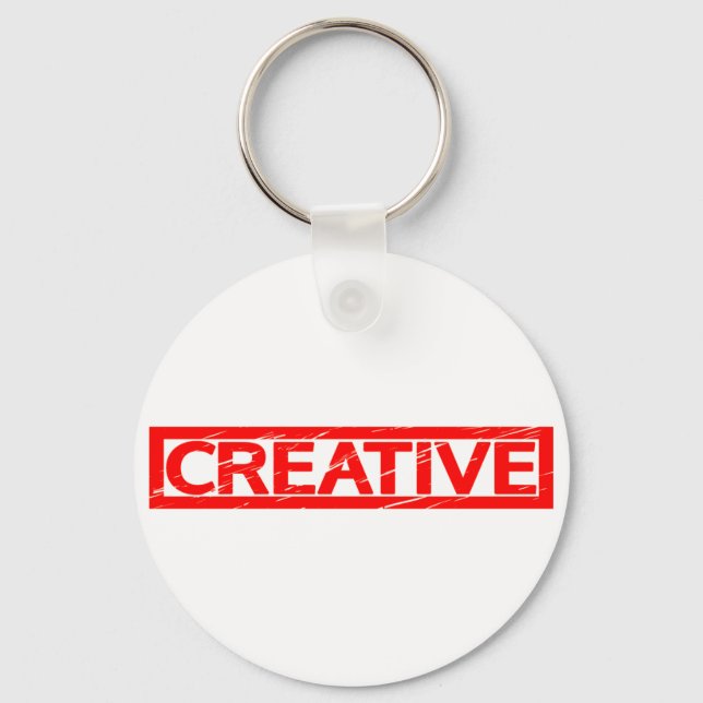 Porte-clés Timbre créatif (Recto)