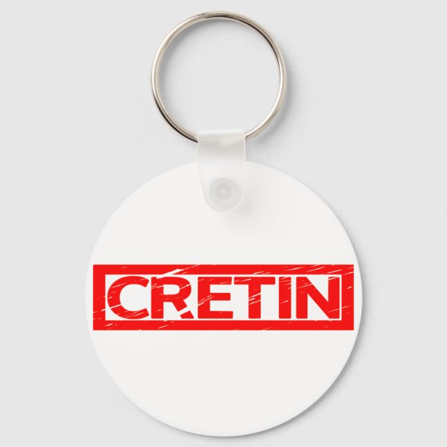 Porte-clés Timbre Cretin (Recto)