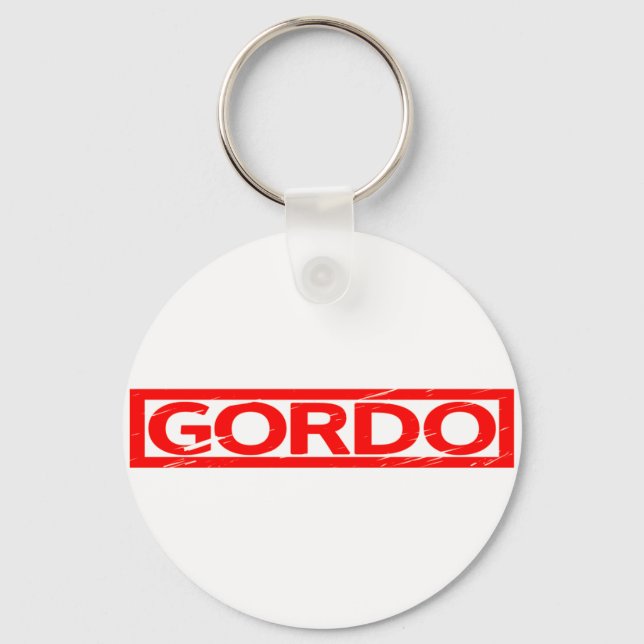 Porte-clés Timbre de Gordo (Recto)