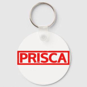 Porte-clés Timbre de Prisca