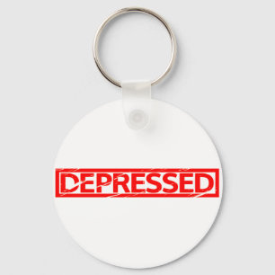 Porte-clés Timbre dépressif