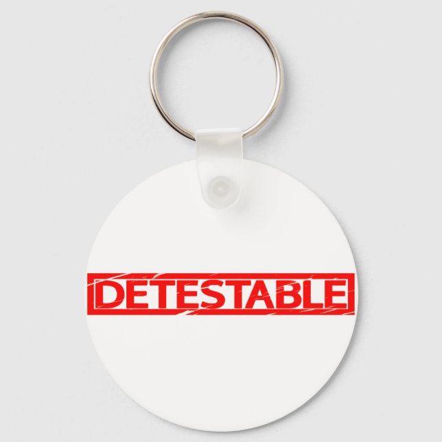 Porte-clés Timbre détectable (Recto)