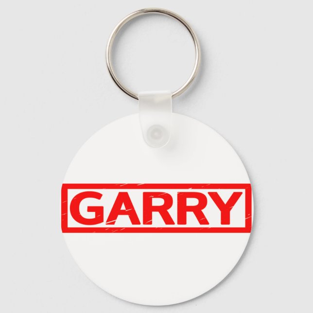 Porte-clés Timbre Garry (Recto)
