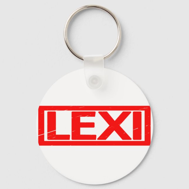 Porte-clés Timbre Lexi (Recto)