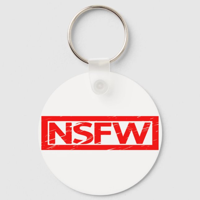 Porte-clés Timbre NSFW (Recto)