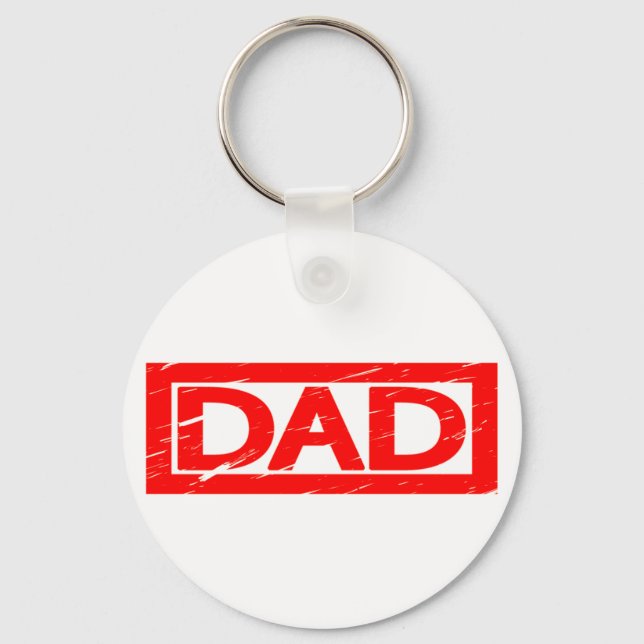 Porte-clés Timbre papa (Recto)