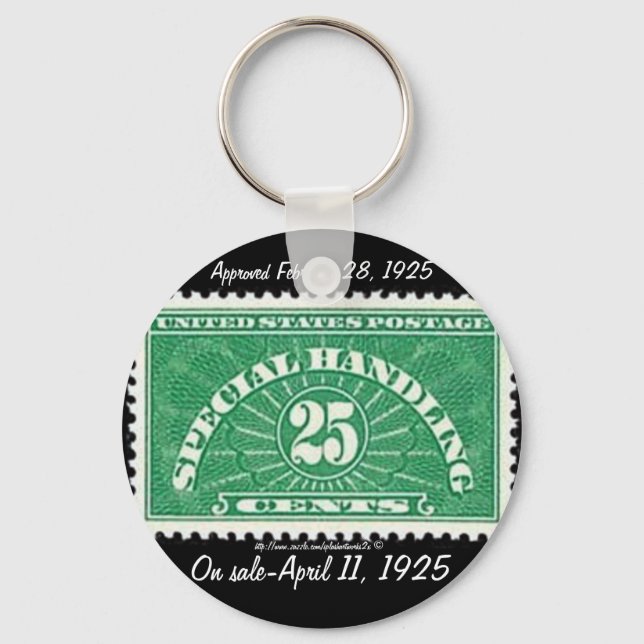 Porte-clés "Timbre-poste 'Manipulation spéciale 1925'" (Recto)