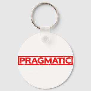 Porte-clés Timbre Pragmatique