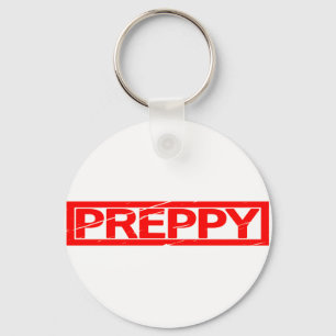 Porte-clés Timbre préppy