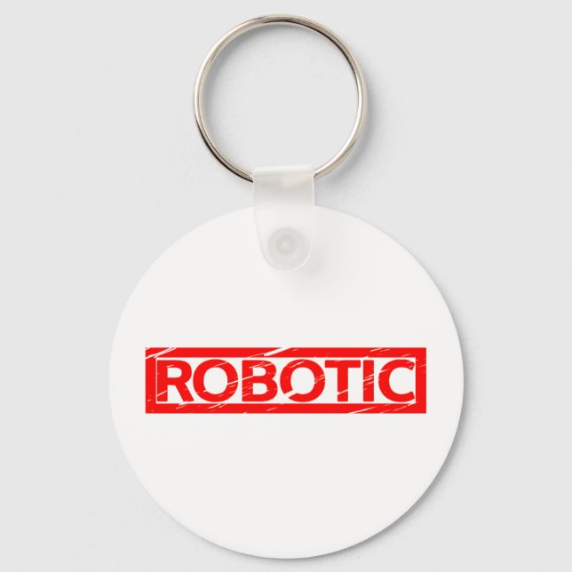 Porte-clés Timbre robotique (Recto)