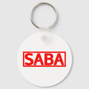 Porte-clés Timbre Saba