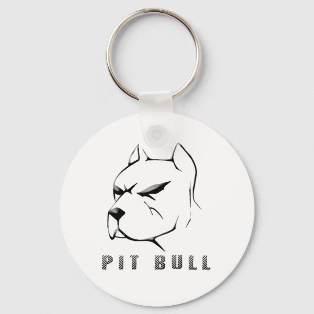 Porte-clés Tirage Pitbull (Recto)