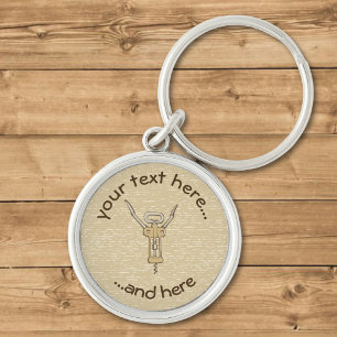 Porte-clés Tire-bouchon