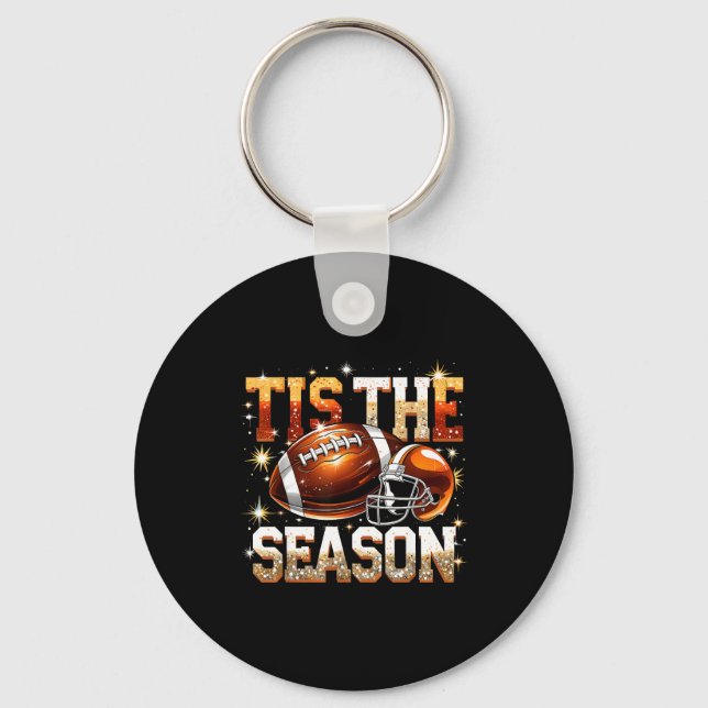 Porte-clés Tis The Season Football Lovers Helmet Srts Fan Gif (Recto)