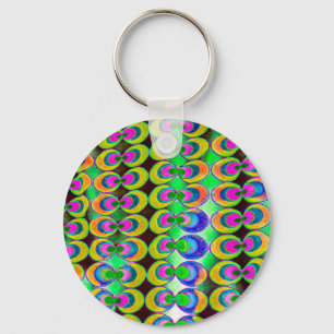 Porte-clés Tissu Pop Art