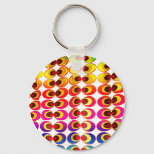 Porte-clés Tissu psychédélique