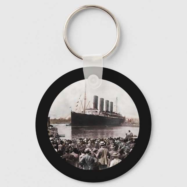 Porte-clés Titanic quitte Southhampton (Recto)