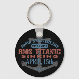 Porte-clés Titanic Sinking 100 ans Anniversaire