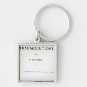 Porte-clés Titlepage à mourir Traumdeutung par Sigmund Freud
