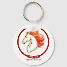 Titre : Cadeau personnalisé pour l'année du Cheval