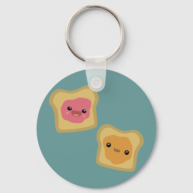Porte-clés Toast PB&J (Recto)
