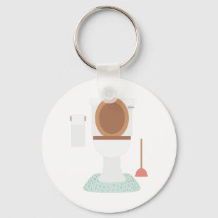 Porte-clés Toilettes De Salle De Bain