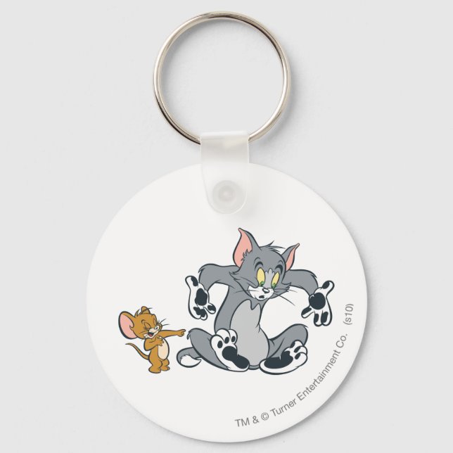 Porte-clés Tom et Jerry Black Paw Cat (Recto)