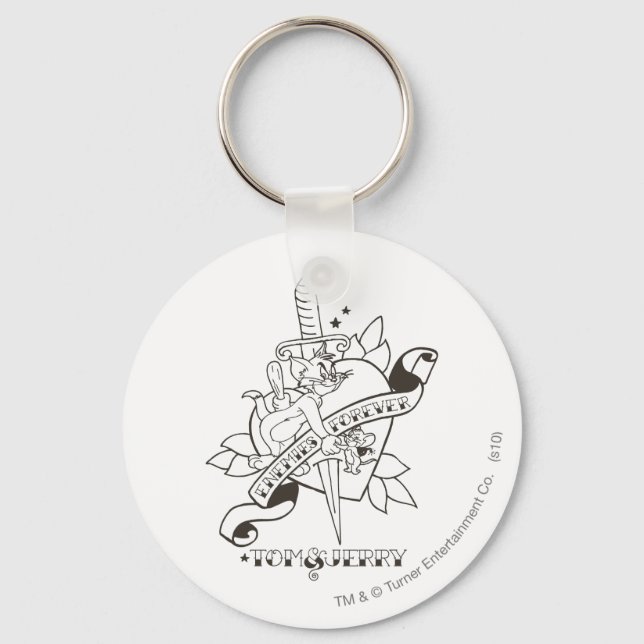 Porte-clés Tom et Jerry Ennemis pour toujours 1 (Recto)