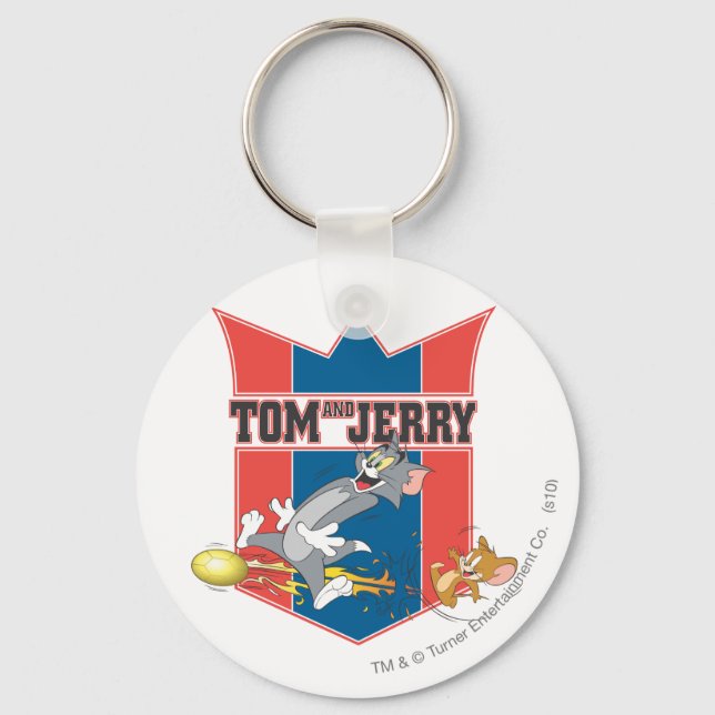 Porte-clés Tom et Jerry Soccer (Football) 7 (Recto)