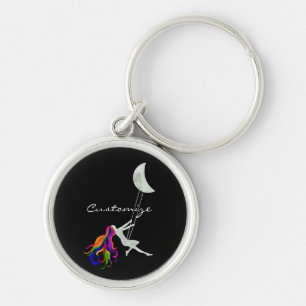 Porte-clés Tonnerre à tête rouge pivotante Lune