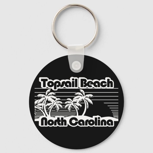 Porte-clés Topsail Beach Caroline du Nord (Recto)
