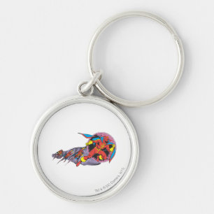 Porte-clés Tornade Rouge En Mouvement Vent