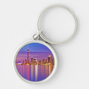 Porte-clés Toronto Skyline au crépuscule