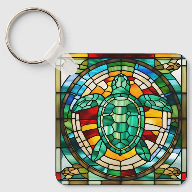 Porte-clés Tortue de mer (Recto)