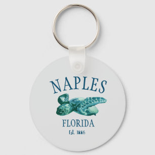 Porte-clés Tortue de mer de la plage Est de Naples Floride