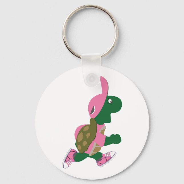 Porte-clés Tortue en marche (Recto)