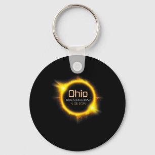 Porte-clés Total Éclipse Solaire Printemps Amérique 04.08.24