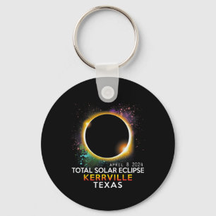 Porte-clés Totalité du Texas Total Éclipse solaire 8 avril 20