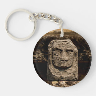 Porte-clés Totem de Pierre Souriante Cambodge